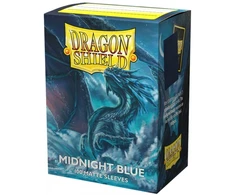 Dragon Shield Standard size Matte Sleeves - Midnight Mėlyna (100 Sleeves)