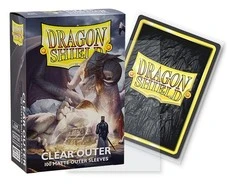 Dragon Shield Standard size Outer Sleeves - Matte Clear (100 vnt)