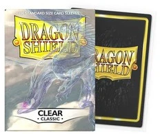 „Dragon Shield“ standartinės rankovės – klasikinės, skaidrios (100 vnt.)