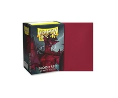 Dragon Shield Standard Sleeves - Matte Blood Raudona 'Simurag' (100 Vnt)