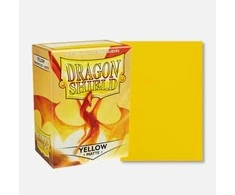 Dragon Shield Standard Sleeves - Matte Geltona (100 Vnt)