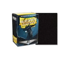 Dragon Shield Standard Sleeves - Matte Jet (100 Vnt)