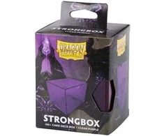 Dragon Shield Strongbox Box - Clear Violetinė