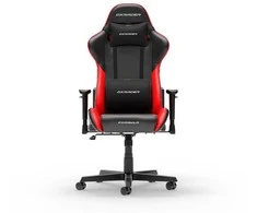 DXRACER Formula Series L juoda-raudona dirbtinės PVC odos ergonominė kėdė (D23-LTC-NR)