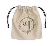 Q Workshop Elvish rusvai gelsvas &amp; Juodas Dice Bag