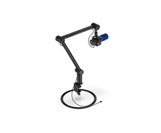 Endorfy Solum Broadcast juodas kondensatorinis mikrofonas su laidu + laikiklis | USB