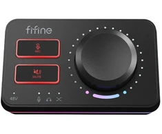 FIFINE AmpliGame SC9 Audio mikšerinis pultas | Juodas