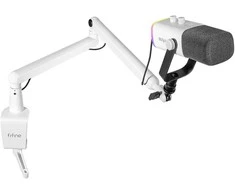 Laidinis mikrofonas su stovu ir RGB apšvietimu FIFINE AmpliGame TAM8W