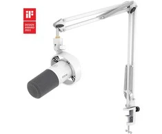 FIFINE K688CTW laidinis dinaminis mikrofonas su stovu | USB/XLR