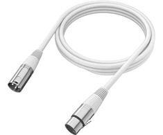 FIFINE L9CW XLR laidas (Baltas) | 1.8 m