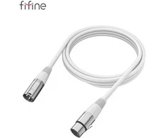 FIFINE L9W XLR laidas (Baltas) | 3m