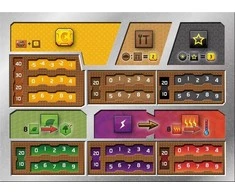 Rebel „Fryxgames“ „Terraforming Mars“: dviejų sluoksnių žaidėjų lentos (5 vnt.)