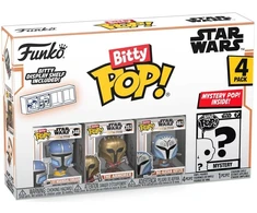 Funko „Bitty Pop!“ „Mandalorian“ – 4 vnt. rinkinys su „Heavy Mandalorian“ figūrėlėmis | 9,5 × 14 cm