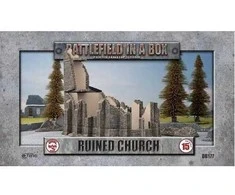 Gale Force Nine Battlefield In A Box - Church (Ruined) - Lille