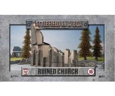 Gale Force Nine Battlefield In A Box - Church (Ruined) - Lille