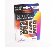 Gamegenic – „Galaxy Series – Mars“ – D6 kauliukų rinkinys 16 mm (12 vnt.)