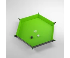 Gamegenic - Magnetic Dice Tray Hexagonal Juodas/Žalias