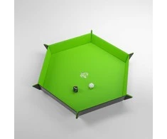 Gamegenic - Magnetic Dice Tray Hexagonal Juodas/Žalias