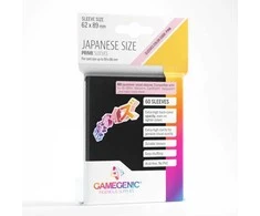 Gamegenic - PRIME Japanese Sized Sleeves Juodas (60 vnt.)