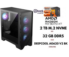 GameRoom Stacionarus kompiuteris | RYZEN 7 7800X3D, DDR5 32GB 6000MHz, NVME M.2 SSD 2TB, RX 9070 XT