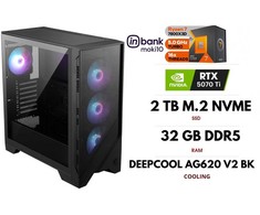GameRoom Stacionarus kompiuteris | RYZEN 7 7800X3D, DDR5 32GB 6000MHz, NVME M.2 SSD 2TB, RTX 5070 Ti
