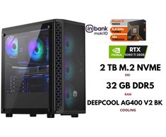 GameRoom Stacionarus kompiuteris | RYZEN 5 9600X, DDR5 32GB 6000MHz, NVME M.2 SSD 2TB, RTX 5060 Ti 16GB