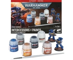 Games Workshop Warhammer 40,000: Space Marine Intercessors + Paints