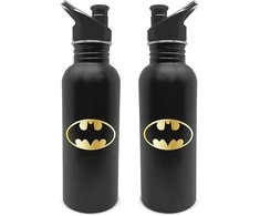 Pyramid Batman (Logo) metalinis vandens buteliukas (700ml)
