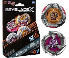 Hasbro Beyblade X | Spear Scorpio 0-70Z UX &amp; Tail Viper 3-85LO BX Dual Pack Set