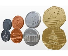 Hegemonic Project Games World Order: 85 Metal Coins