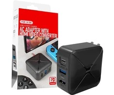 HONSON USB 3.0 greitojo įkrovimo adapteris su HDMI prievadu/ES kištuku, skirtas Switch/Lite/Oled
