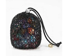 Hymgho Chainmail Dice Bag - Juodas