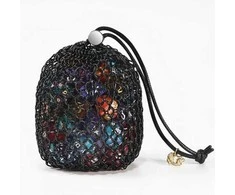 Hymgho Chainmail Dice Bag - Juodas