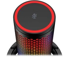 HyperX QuadCast 2 S kondensatorinis žaidimų mikrofonas | Juodas
