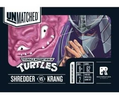 Iello Unmatched Adventures: Teenage Mutant Ninja Turtles - Villain (Shredder and Krang) Deck
