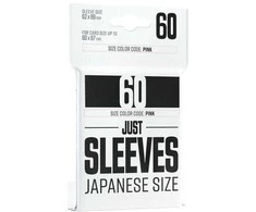 Just Sleeves Juodas Japanese (60 Sleeves)