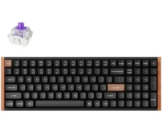 Keychron K4 HE Wireless (K4H-F1) – US išdėstymas – Hot-Swappable Gateron Magnetic Nebula – Carbon Juodas (Juoda) Magnetinė Belaidė Žaidimų Klaviatūra