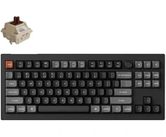 Klaviatūra Keychron V3 Ultra (Juoda) - Keychron Silk POM Brown Switches