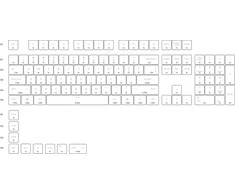 Klaviatūra „Glorious PC Gaming Race GPBT Keycaps“ – alyvuogių, 114 vnt. ANSI