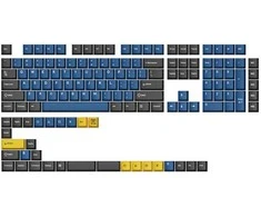 Klaviatūra Keychron Double shot PBT Full Set (Cherry profile - Mėlyna, Juodas, Geltona) Keycap rinkinys