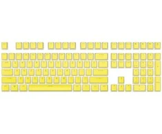 Klaviatūra Royal Kludge Pudding PBT Keycaps - (104 vnt., Geltona, PBT, ANSI, UK išdėstymas)