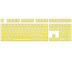 Klaviatūra Royal Kludge Pudding PBT Keycaps - (104 vnt., Geltona, PBT, ANSI, UK išdėstymas)
