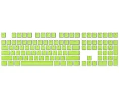 Klaviatūra Royal Kludge Pudding PBT Keycaps - (104 vnt., Apple žalias, PBT, ANSI, UK išdėstymas)
