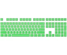 Klaviatūra Royal Kludge Pudding PBT Keycaps - (104 vnt., Grass žalias, PBT, ANSI, UK išdėstymas)