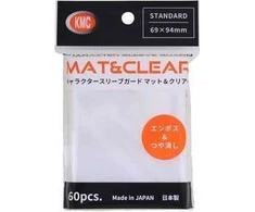 KMC Standard Sleeves – Character Sleeve Guard MAT &amp; CLEAR (60 pcs.) | 64x94 mm