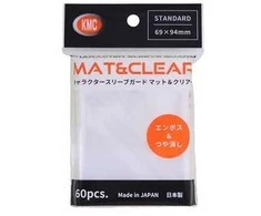 KMC Standard Sleeves – Character Sleeve Guard MAT &amp; CLEAR (60 pcs.) | 64x94 mm