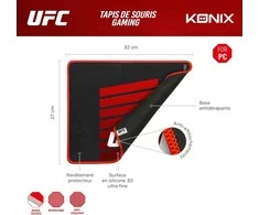 KONIX UFC Gaming M pelės kilimėlis 320x270mm