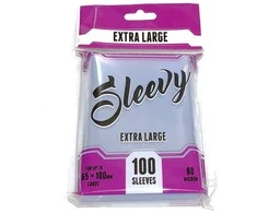 Lautapelit Sleevy XL – Clear (100 sleeves 65x100 mm)