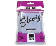 Lautapelit Sleevy XL – Clear (100 sleeves 65x100 mm)