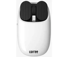 Lofree Wavy Chips belaidė pelė | 2.4 Ghz, BT | Baltas